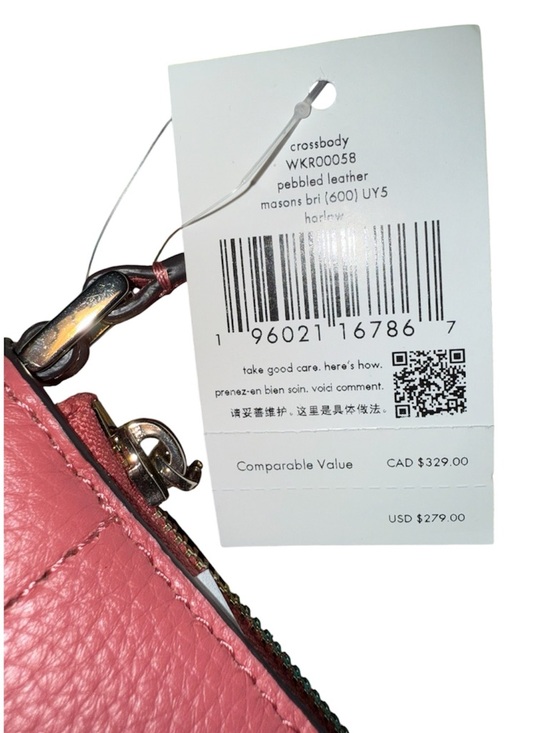 kate spade Nwt! ♠️ Harlow Pink Pebbled Leather Crossbody Bag - Picture 2 of 6